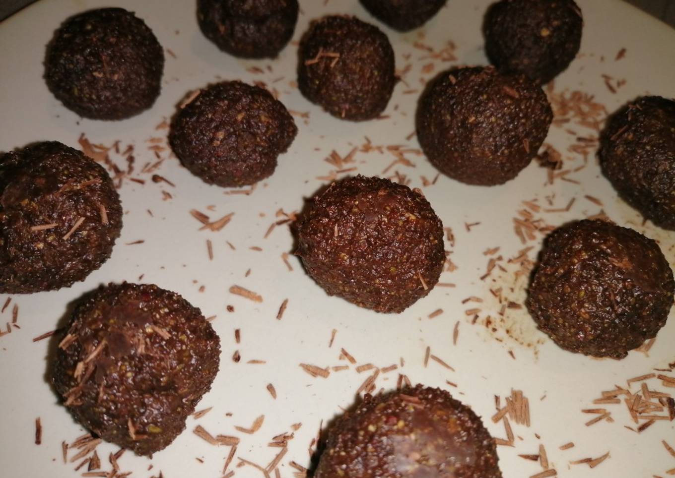 Bombones de pistacho fit