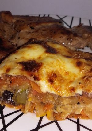 Una foto de Verduras gratinadas