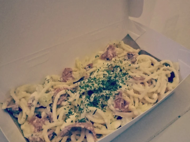Easy Way Prepare Recipe Pasta Carbonara that is Delicious, Addictive}