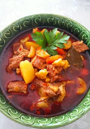 Alföldi marha gulyásleves recept fotója