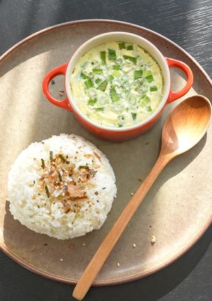 A picture of QUICK Chinese Steamed Eggs.