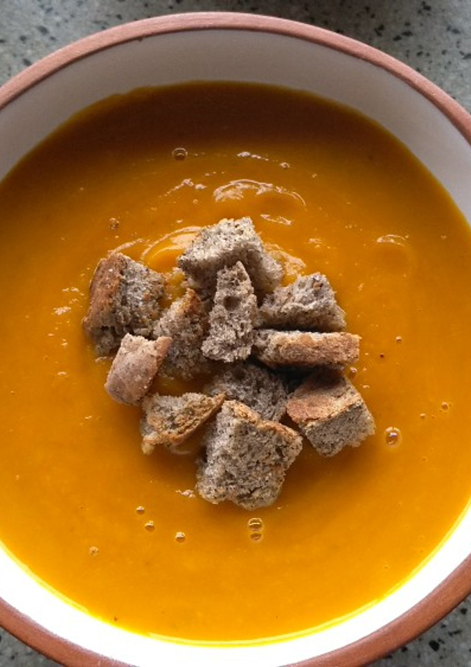 Una foto de Sopa de zapallo