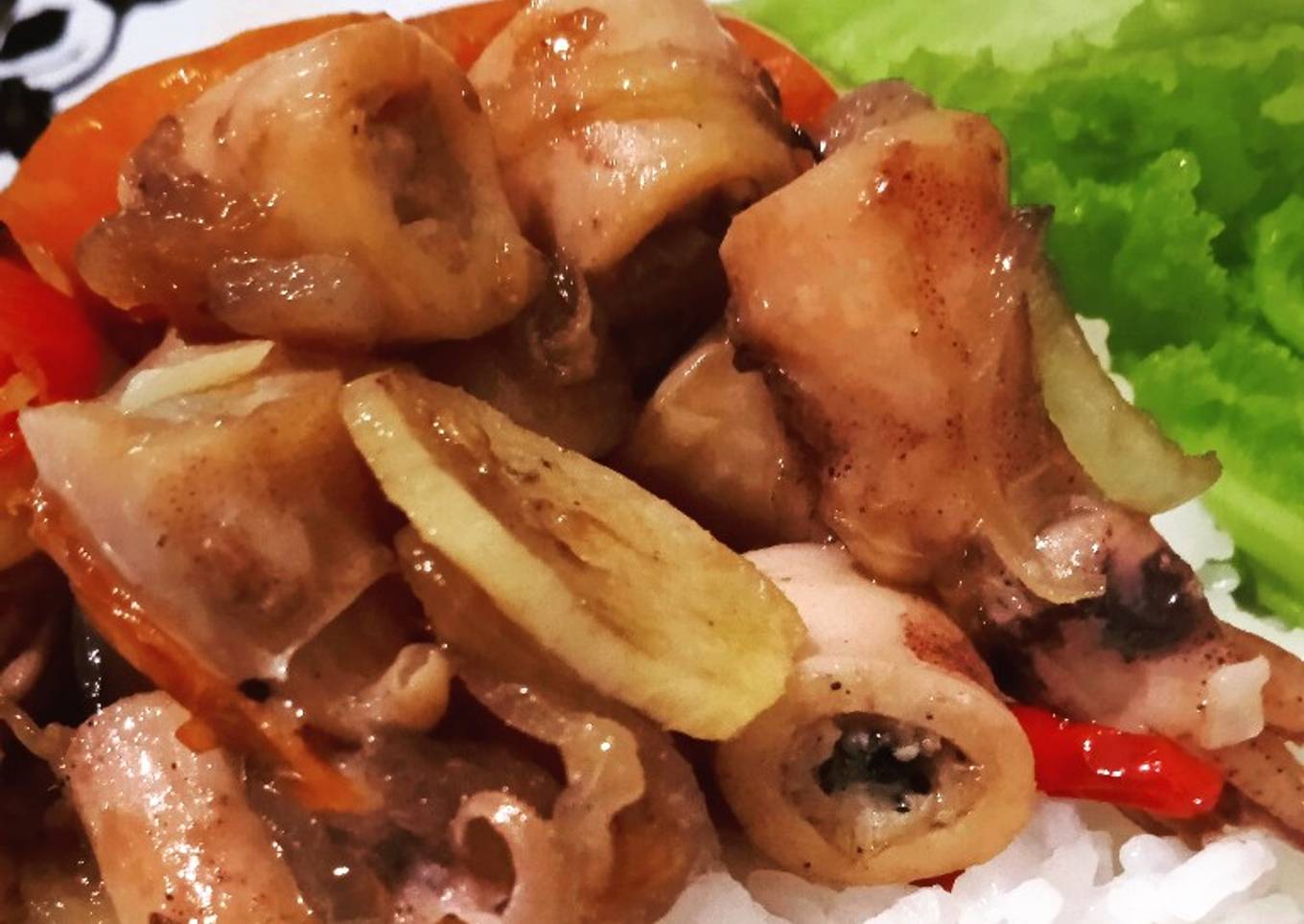 Cumi Asin Bumbu Iris
