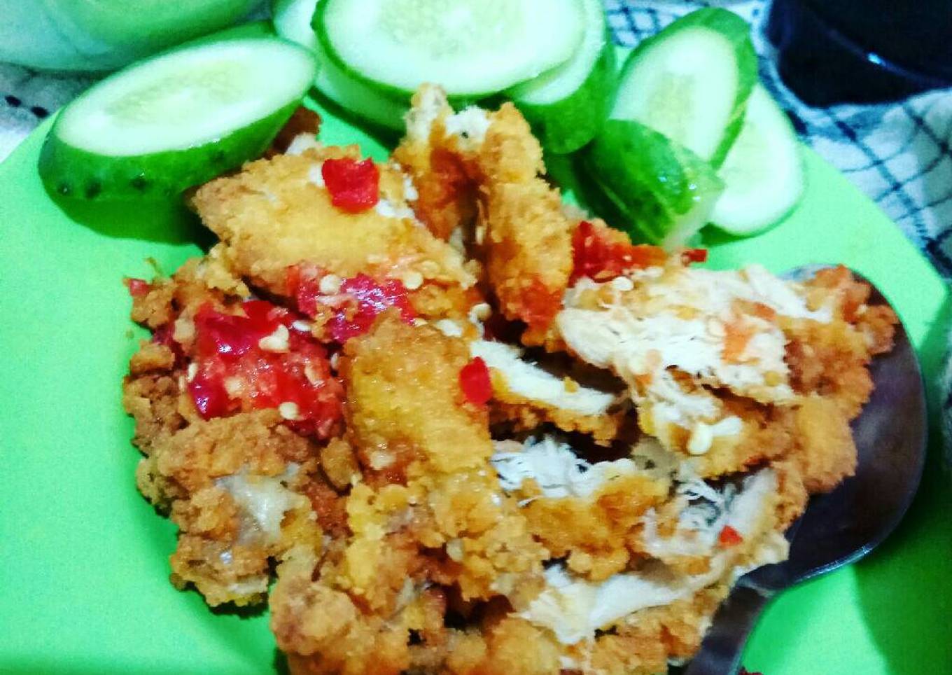 Resep Ayam geprek enak!gampang! Anti Gagal