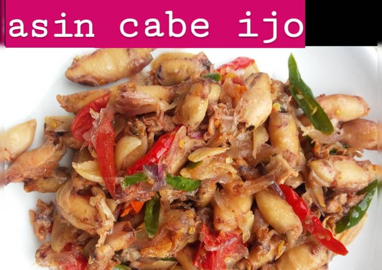 •Tumis Cumi Asin Cabe Ijo