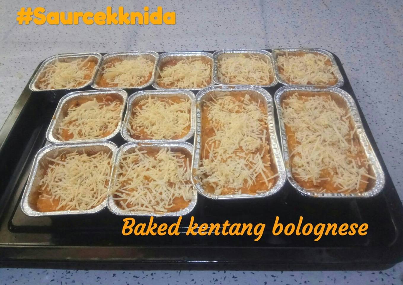 Baked kentang bolognese#DapoerMmAnnaRohana