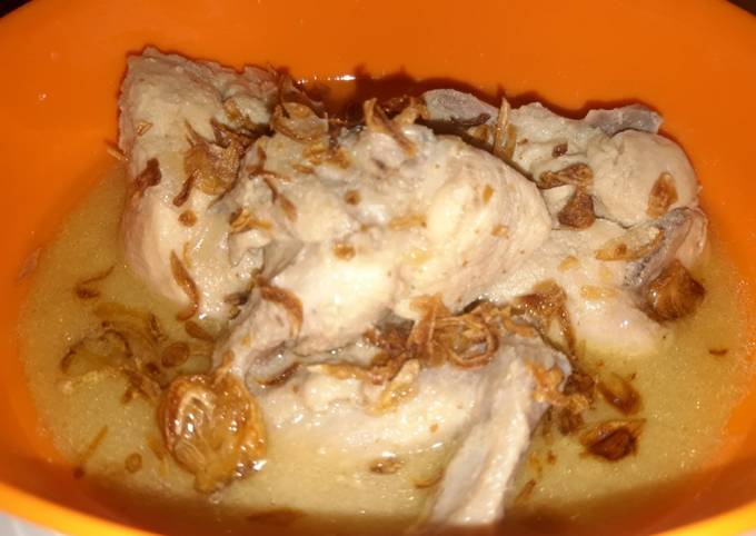 Resep Opor ayam kuah putih (no santan), Bisa Manjain Lidah
