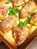 Piquillos rellenos de bacalao