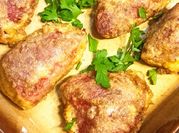 Una foto de migas de bacalao rebozado