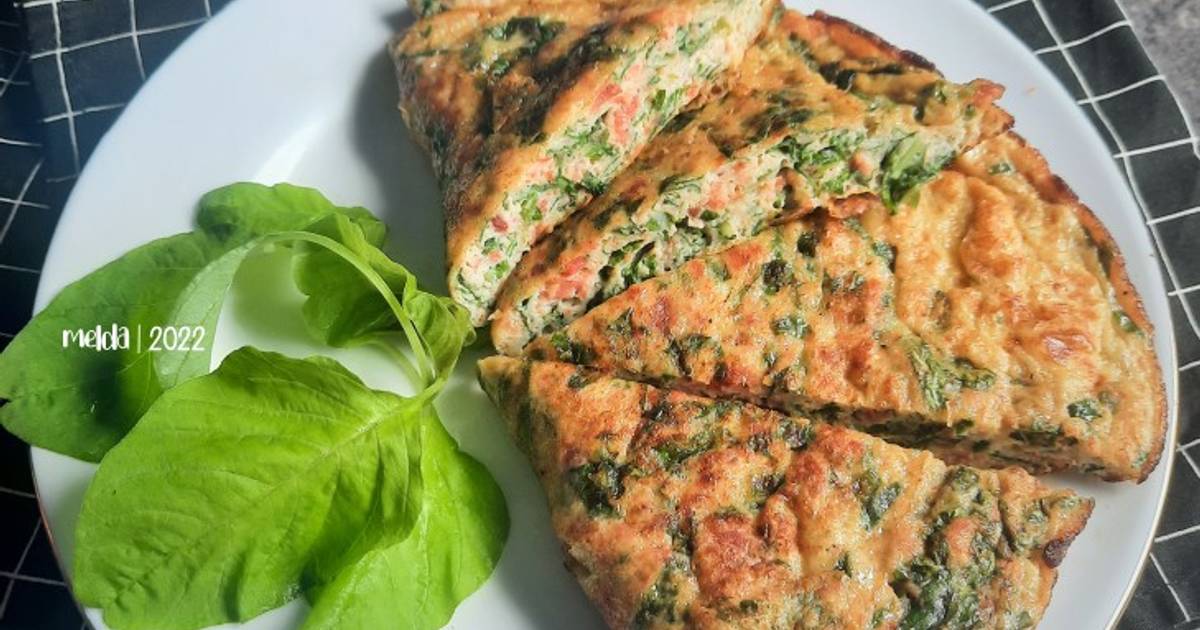 Resep Omelette Bayam Kornet Oleh Melda Yanti Cookpad