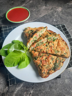 Foto resep Omelette Bayam Kornet