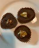 BOMBONES de manteca de maní, café y nueces