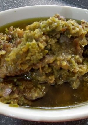 Foto resep Dendeng lado hijau