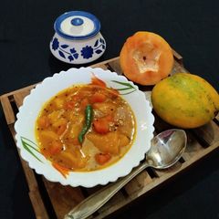 A picture of Mango Papaya Chutney.