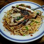 Spicy Garlic Noodle with Grilled Chicken