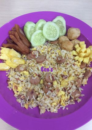 Foto resep Nasi goreng sosis