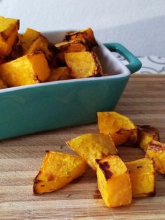 Foto di Zucca al rosmarino in friggitrice ad aria