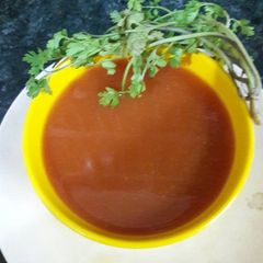 A picture of Tomato soup.