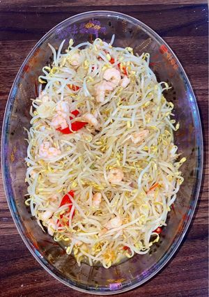 Foto resep Tumis tauge udang simple