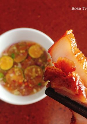 Hình của món Ba Rọi Chiên Kiểu Thái.