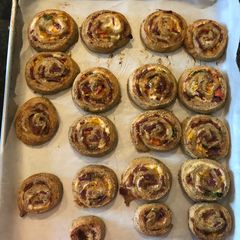 A picture of Keto friendly pinwheel.
