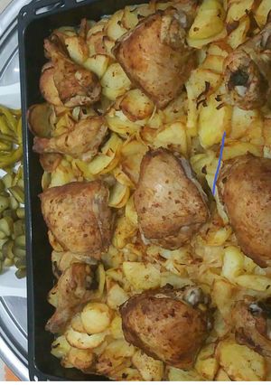 صورة لوصفة بطاطا بالفرن