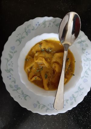 A picture of Daal Dhokli.