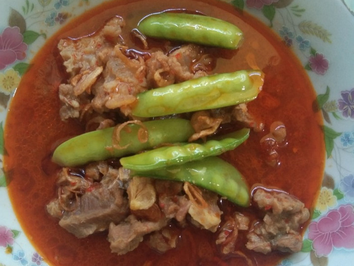 Wajib coba! Cara termudah memasak Sambal Goreng Daging Sapi Endul  sempurna