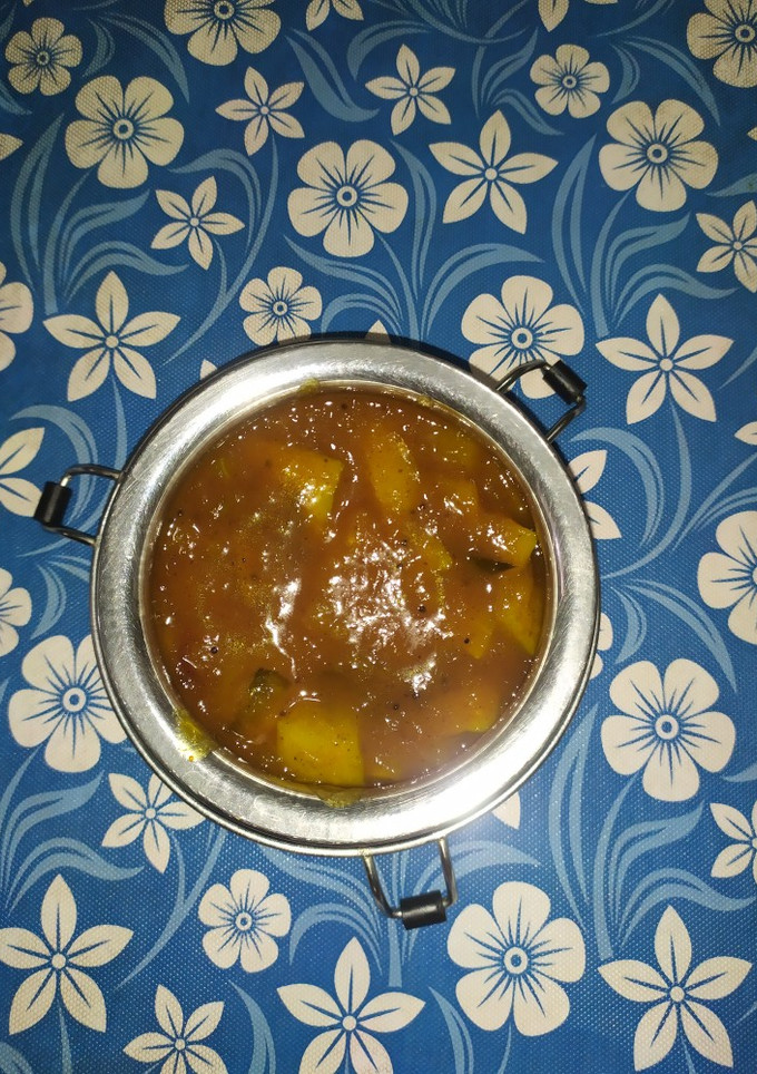 செட்டிநாடு மாங்காய் பச்சடி (Chettinadu mankai pachadi recipe in tamil) செய்முறை முக்கிய புகைப்படம்