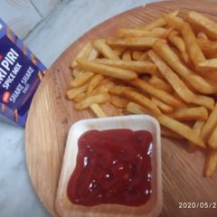 Peri Peri fries🍟(baked) A picture of Peri Peri fries🍟(baked).