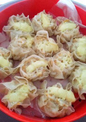 Foto resep Dimsum Ayam Udang Keju