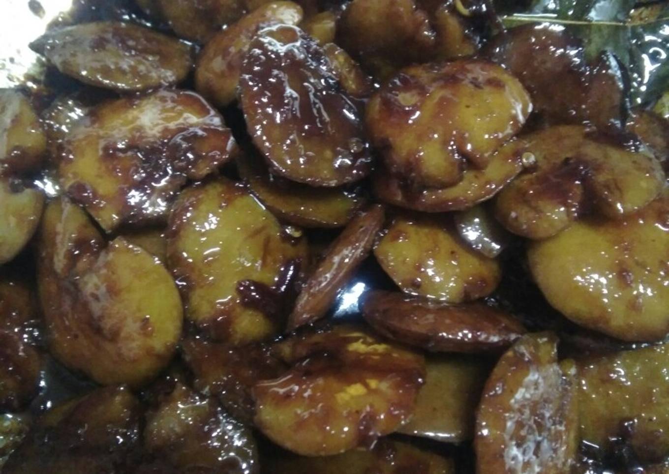 Semur jengkol pedas