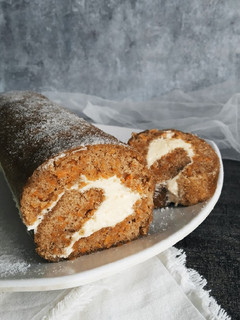 Foto resep Carrot Cake Roll (Bolu Gulung Wortel)