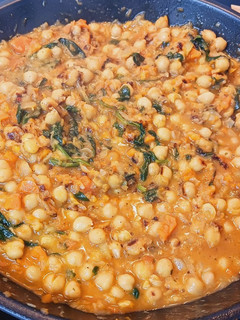 Una foto de Curry de garbanzos