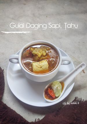 Foto resep Gulai Daging Sapi, Tahu