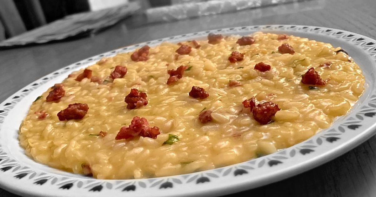 Beer And Sausage Risotto Recipe By Alessandro Gastini