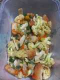 Tumis kembang kol & nugget