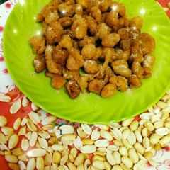 A picture of Masala peanuts.