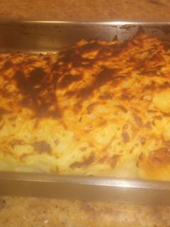 Una foto de Rollo de patata relleno de carne