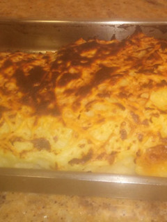 Una foto de Rollo de patata relleno de carne