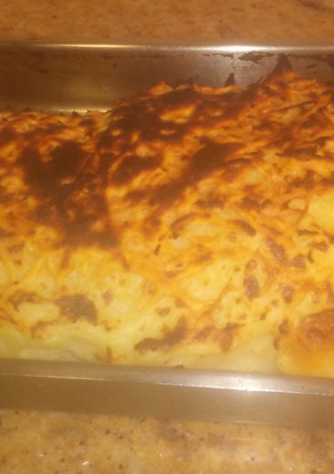 Una foto de Rollo de patata relleno de carne