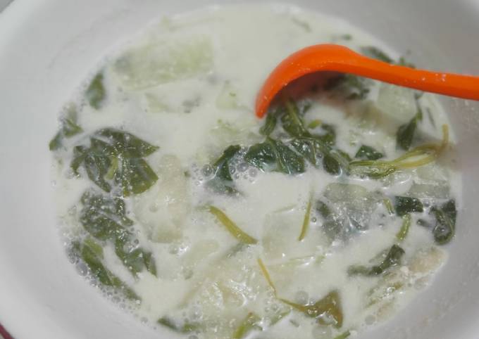 Bobor babu (bayam labu)