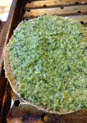 A picture of Basil pine nuts pesto.