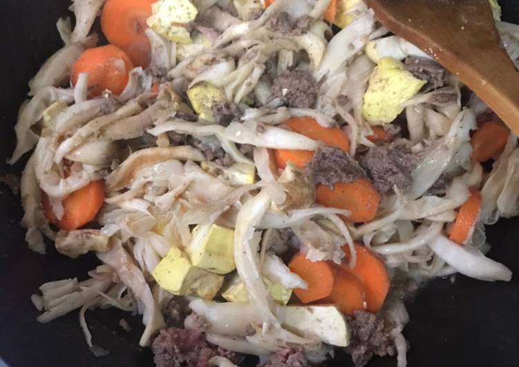 Cara Gampang Menyiapkan Tumis jamur tiram daging giling yang Enak Banget