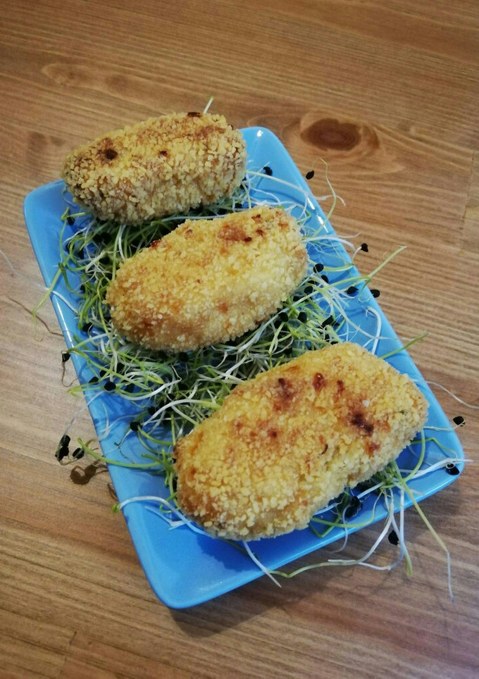 Una foto de Croquetas de coliflor a los dos quesos