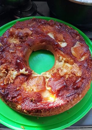 Una foto de Torta de manzana