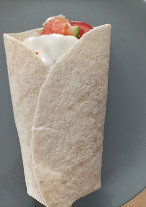 Une photo de Wrap avocat truite fumée