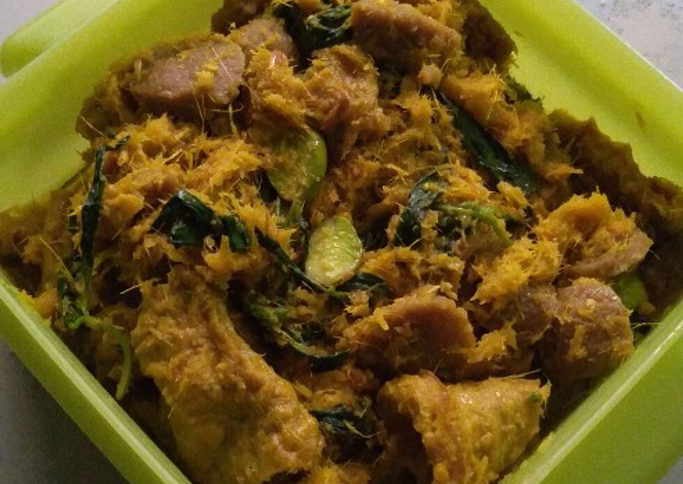 Rica telur bakso pete