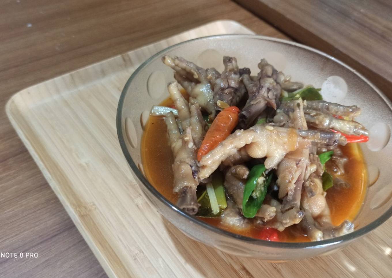 Ceker Pedas Saus Bulgogi