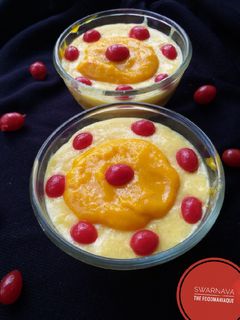 ম্যাংগো কাস্টার্ড( mango custard recipe in Bengali রেসিপির প্রধান ছবি